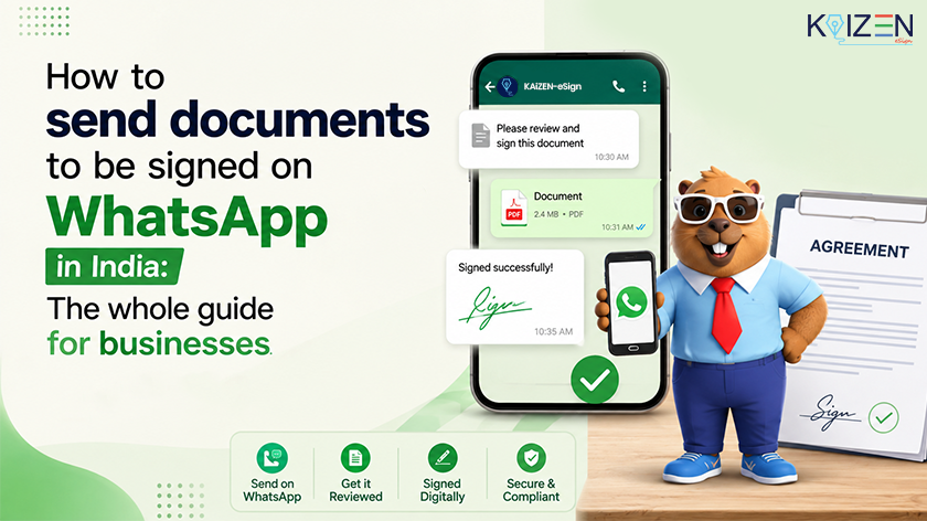How to Send Documents for Signature on WhatsApp with KAiZEN?